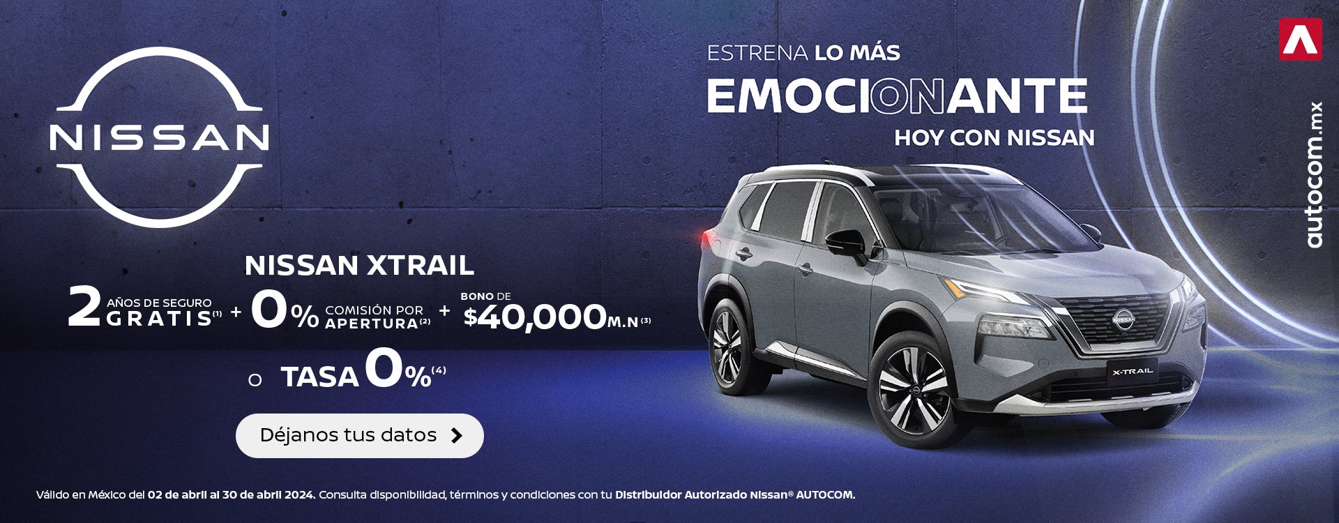 X-trail Abril 2024